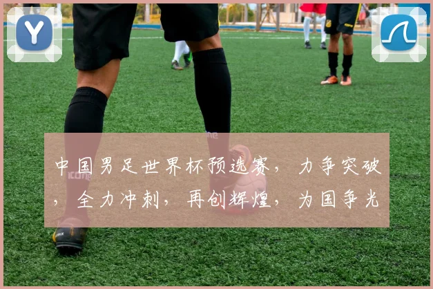 中国男足世界杯预选赛，力争突破，全力冲刺，再创辉煌，为国争光